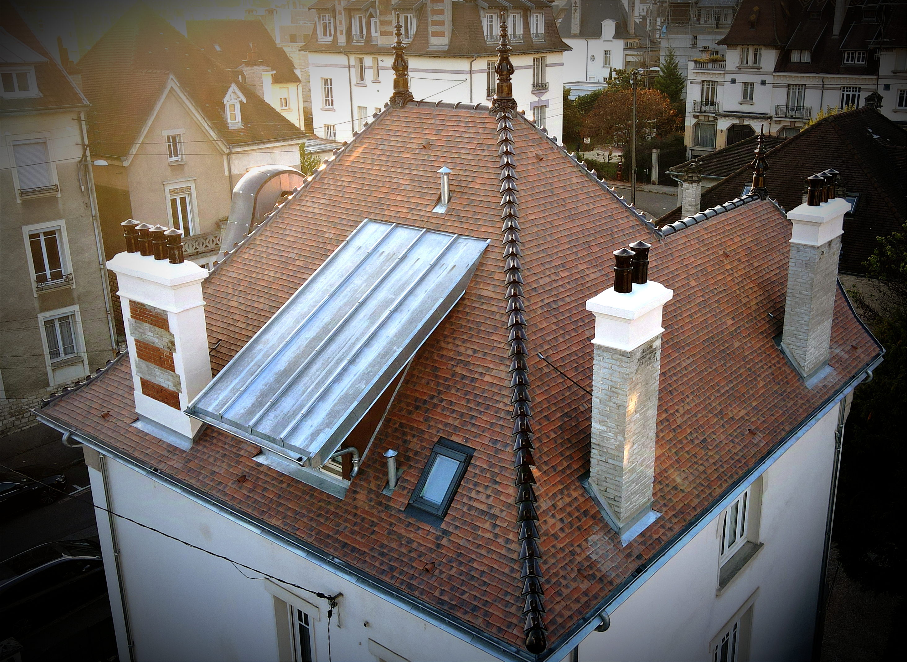 Après - Réfection complète de toiture — 8 rue Bernard Courtois, Dijon
